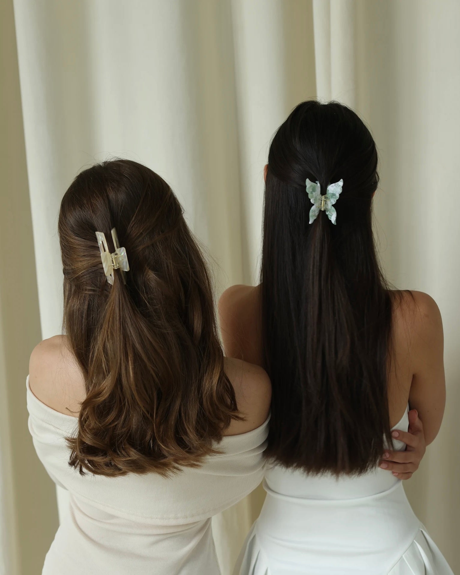 Marble Butterfly Clip