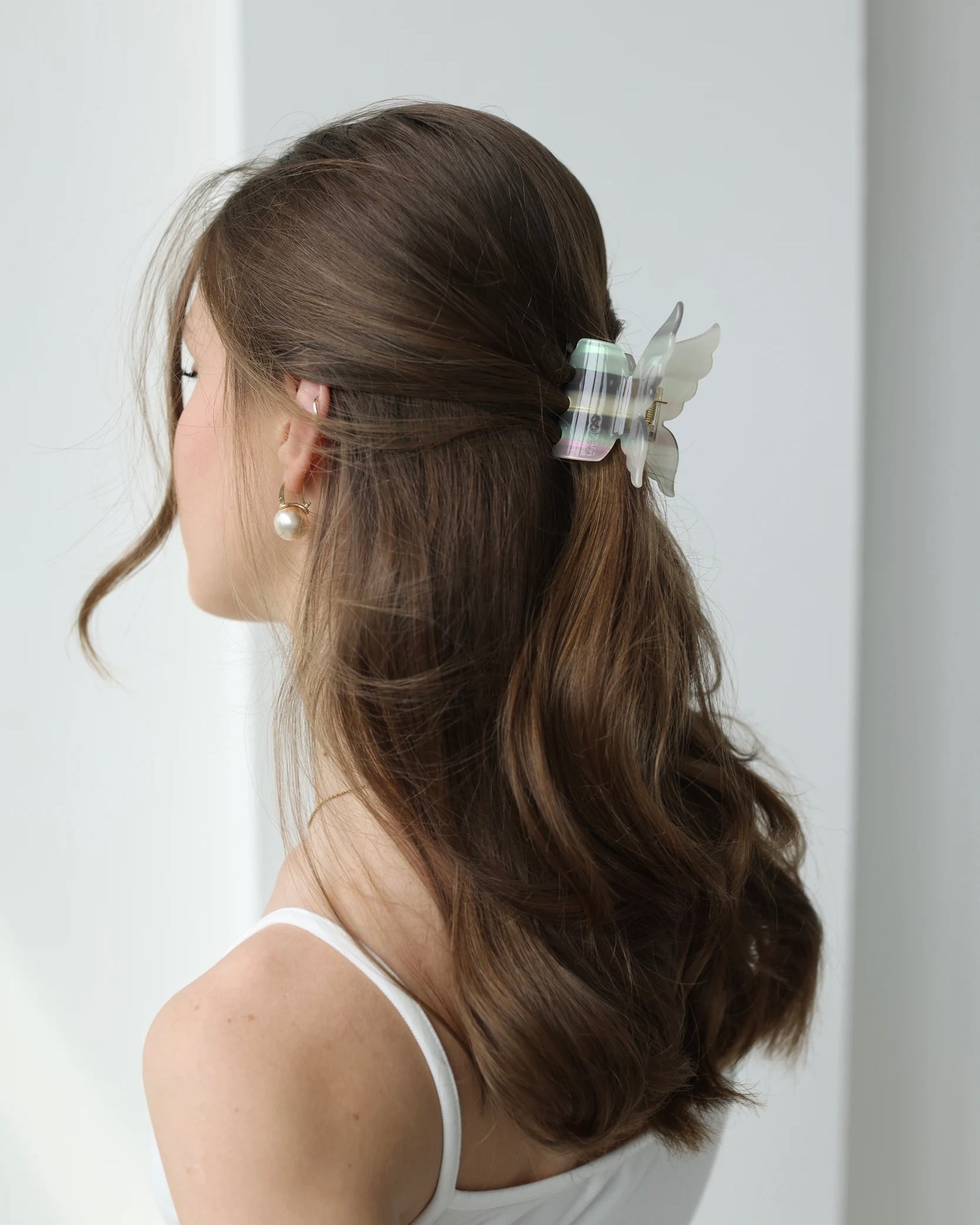 Marble Butterfly Clip