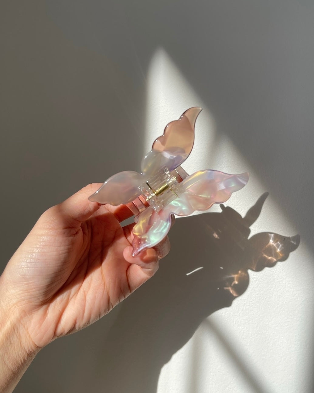 Marble Butterfly Clip