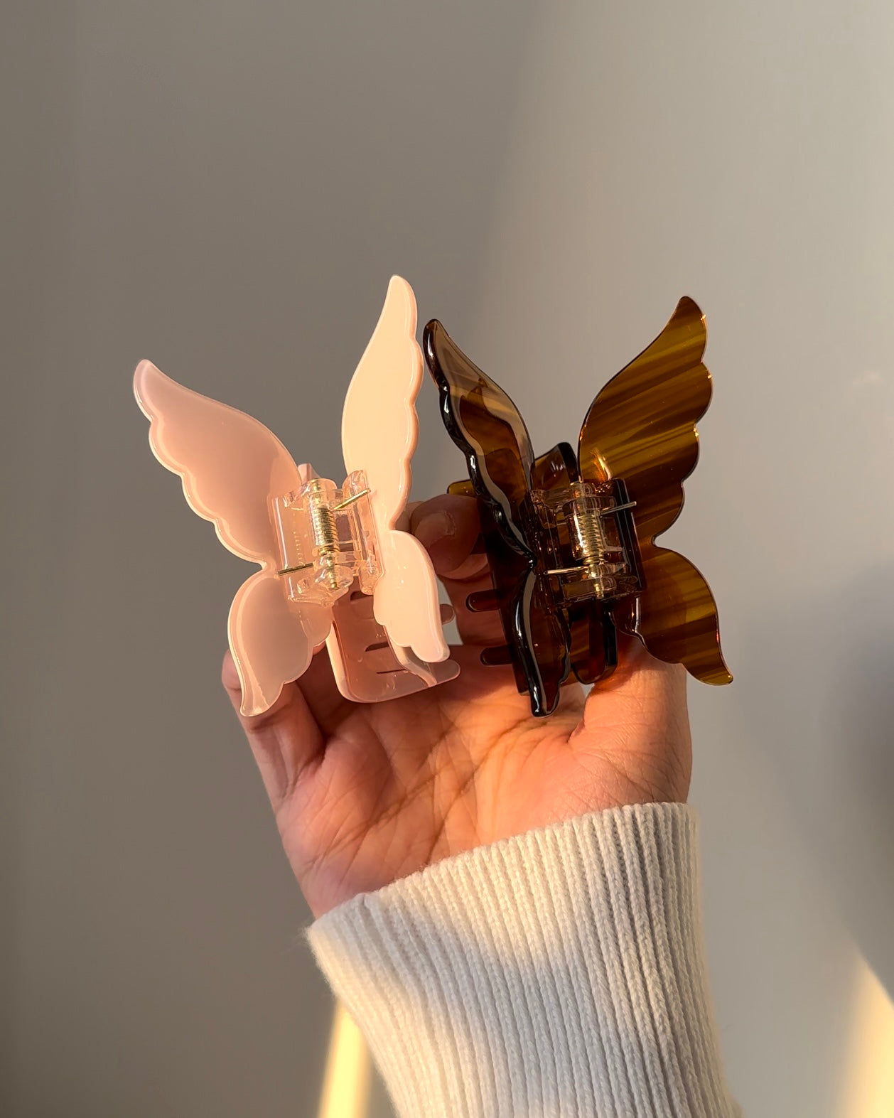 Marble Butterfly Clip SET N°2